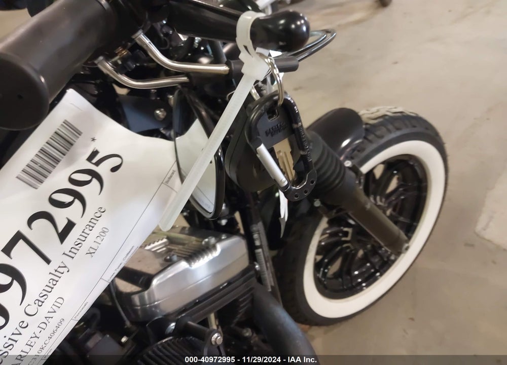 2019 HARLEY-DAVIDSON XL1200 X VIN: 1HD1LC310KC406409