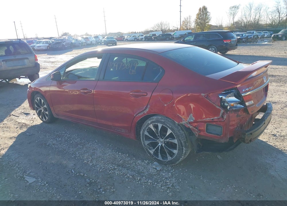 2013 HONDA CIVIC SI VIN: 2HGFB6E55DH706962