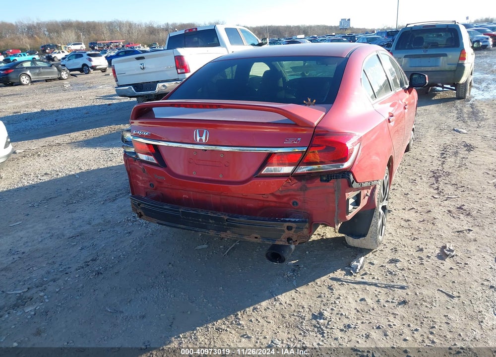 2013 HONDA CIVIC SI VIN: 2HGFB6E55DH706962