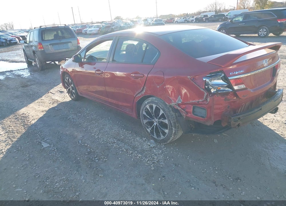 2013 HONDA CIVIC SI VIN: 2HGFB6E55DH706962
