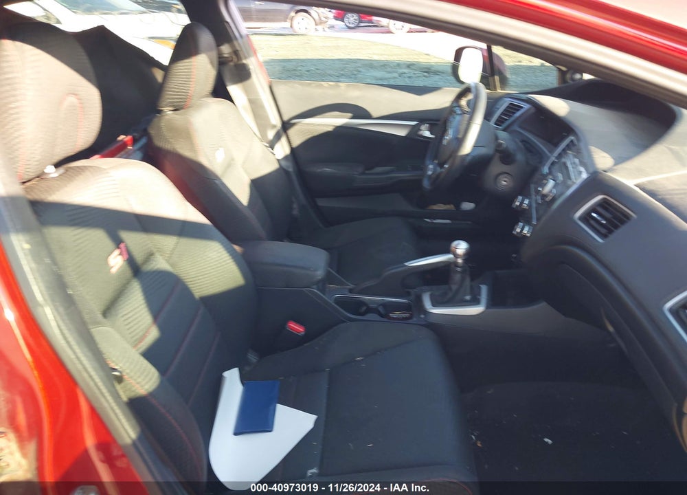 2013 HONDA CIVIC SI VIN: 2HGFB6E55DH706962