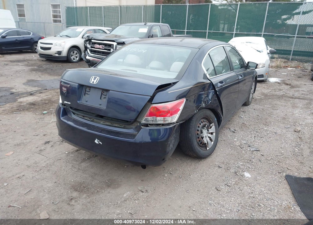 2009 HONDA ACCORD 2.4 LX VIN: 1HGCP26319A055488