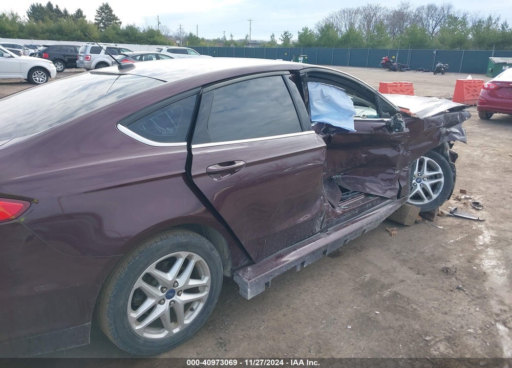 2013 FORD FUSION SE VIN: 3FA6P0H75DR139981