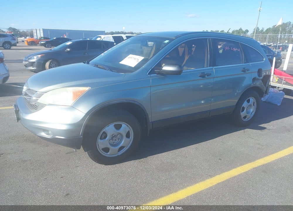 2010 HONDA CR-V LX VIN: 5J6RE3H39AL025045