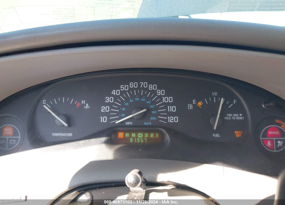 2000 BUICK CENTURY CUSTOM VIN: 2G4WS52JXY1256939