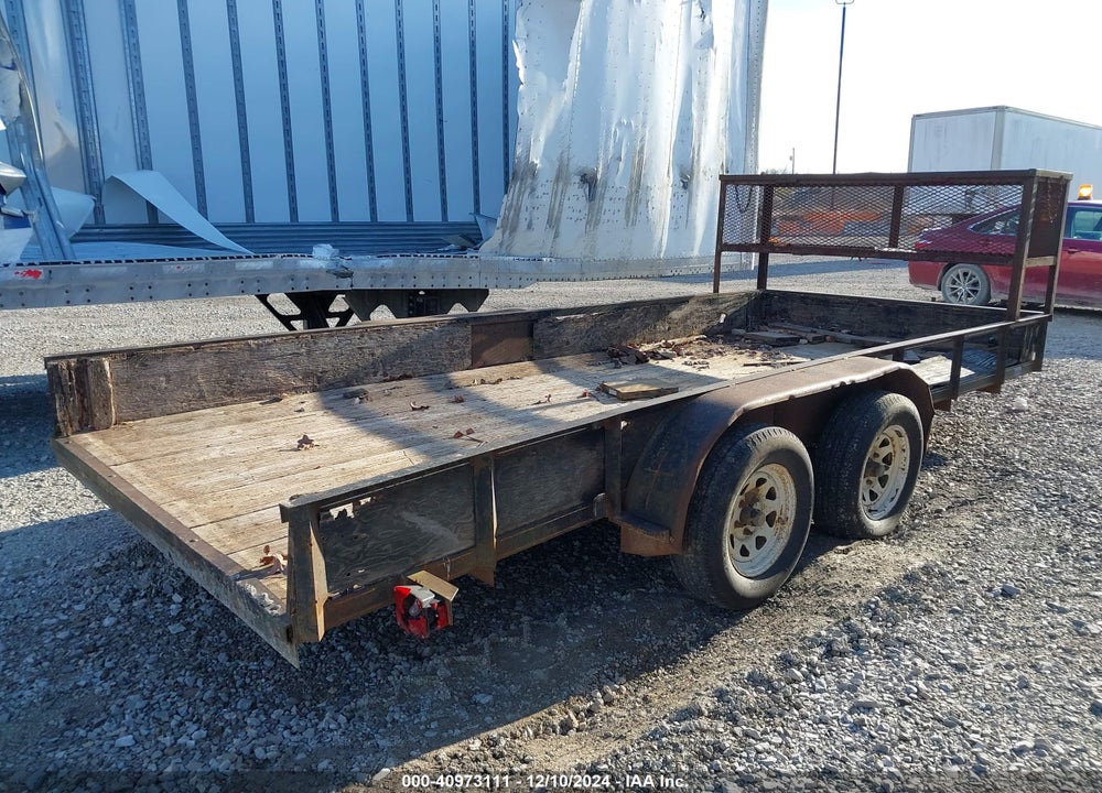 2003 DAVIS UTILITY TRAILER VIN: 4JMUS192931015058