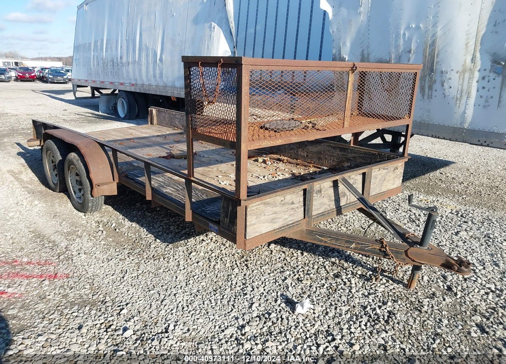 2003 DAVIS UTILITY TRAILER VIN: 4JMUS192931015058