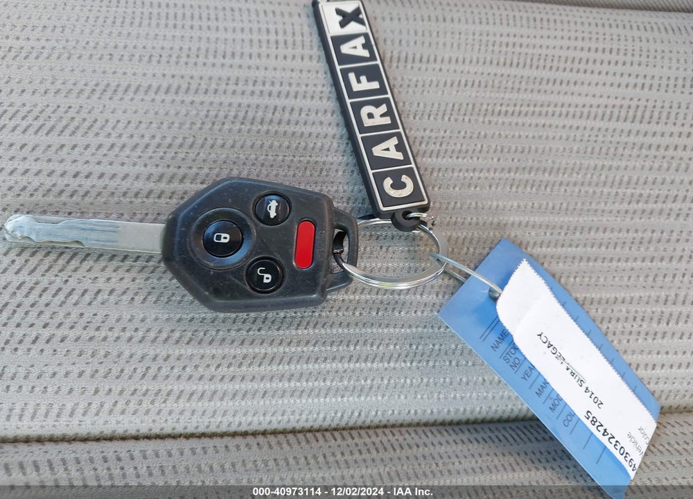 2014 SUBARU LEGACY 2.5I PREMIUM VIN: 4S3BMCC65E3036173