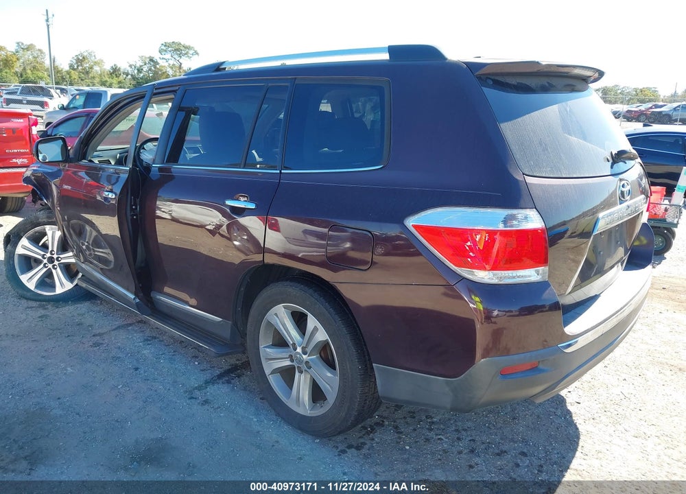 2012 TOYOTA HIGHLANDER LIMITED V6 VIN: 5TDYK3EH4CS052875