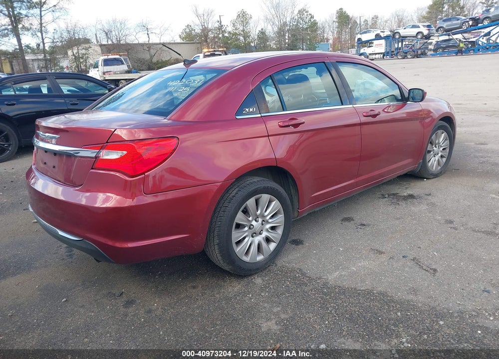 2014 CHRYSLER 200 LX VIN: 1C3CCBAB8EN121857