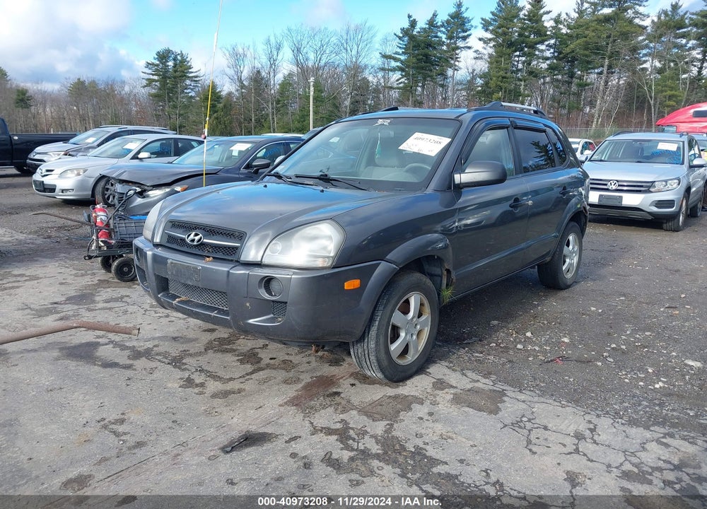 2007 HYUNDAI TUCSON GLS VIN: KM8JM12B87U564555
