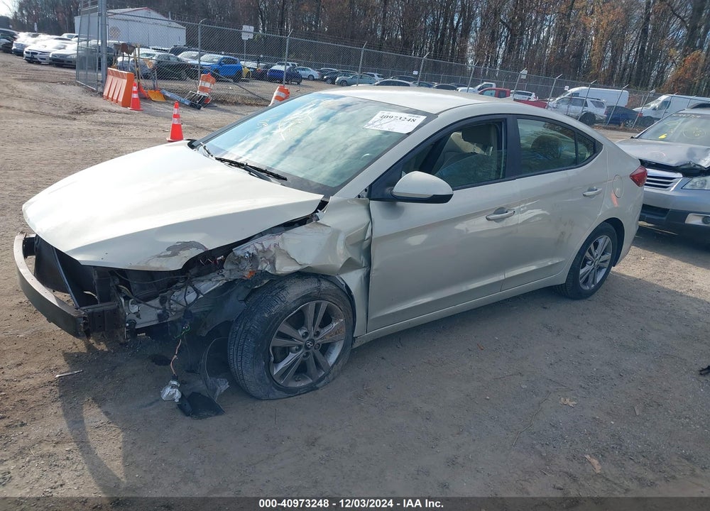 2017 HYUNDAI ELANTRA SE VIN: KMHD84LFXHU099640
