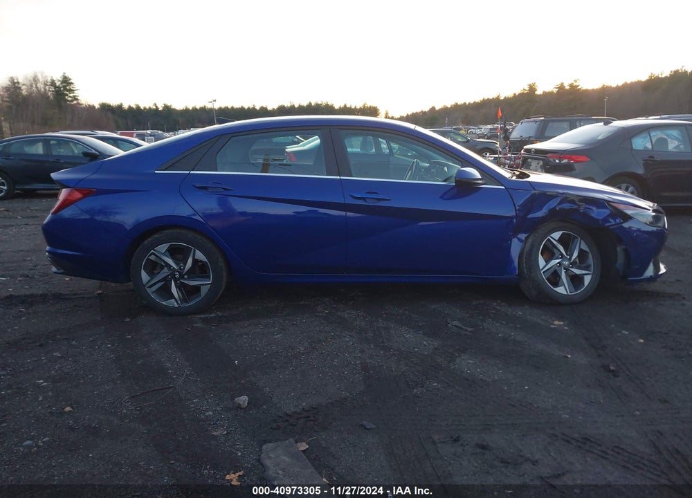 2021 HYUNDAI ELANTRA SEL VIN: 5NPLN4AG1MH024544