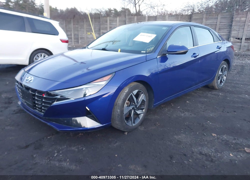 2021 HYUNDAI ELANTRA SEL VIN: 5NPLN4AG1MH024544