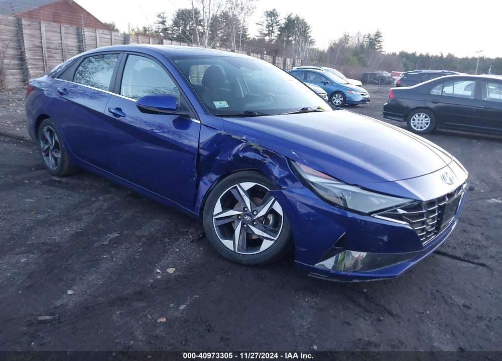 2021 HYUNDAI ELANTRA SEL VIN: 5NPLN4AG1MH024544
