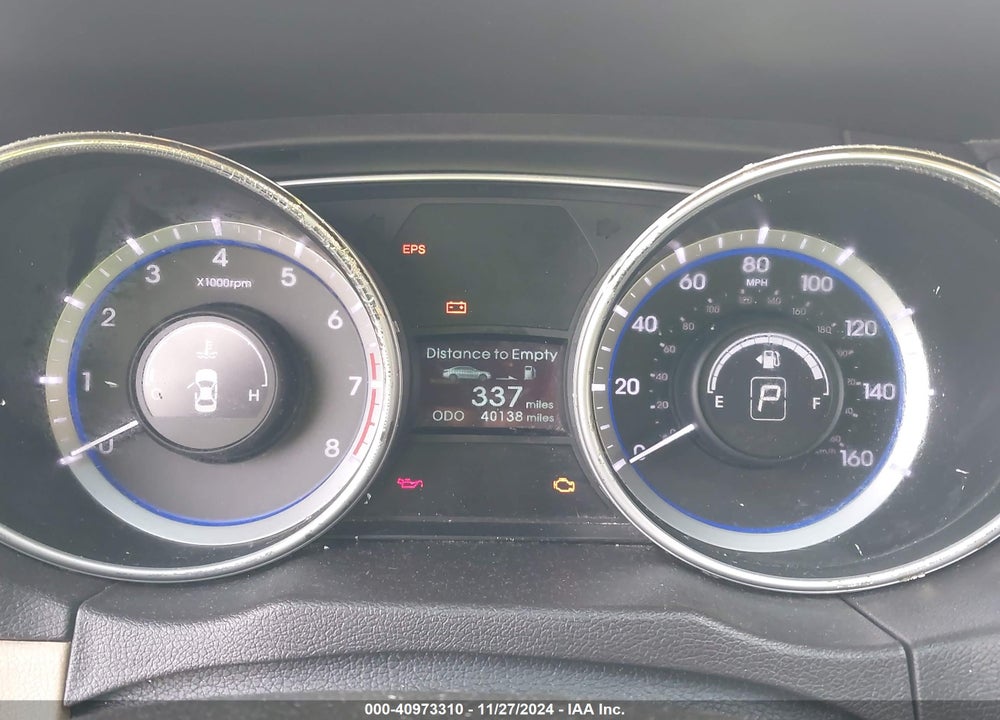 2011 HYUNDAI SONATA GLS VIN: 5NPEB4ACXBH011724