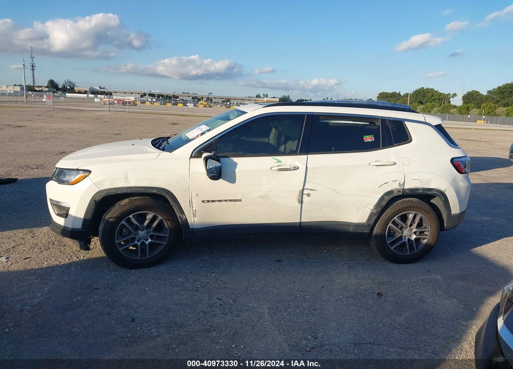 2019 JEEP COMPASS SUN AND WHEEL FWD VIN: 3C4NJCBB9KT654858