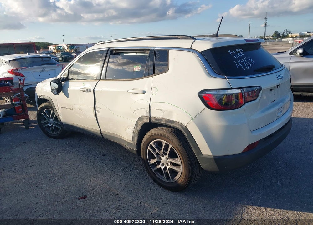 2019 JEEP COMPASS SUN AND WHEEL FWD VIN: 3C4NJCBB9KT654858