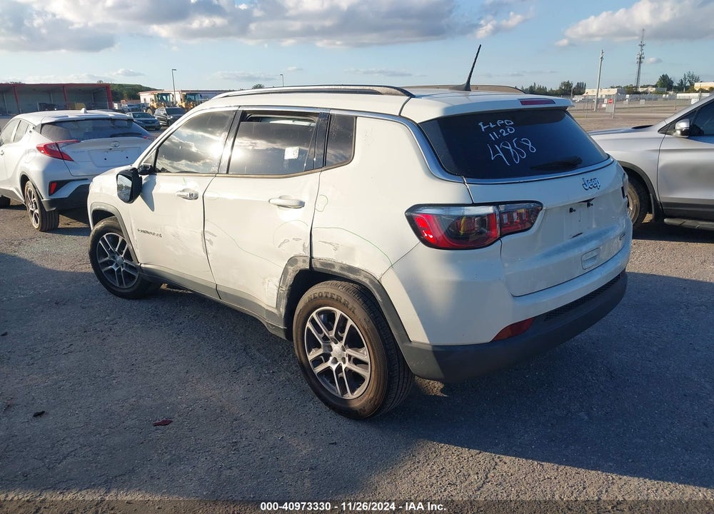 2019 JEEP COMPASS SUN AND WHEEL FWD VIN: 3C4NJCBB9KT654858