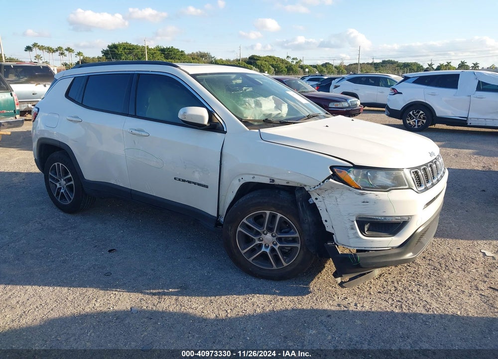 2019 JEEP COMPASS SUN AND WHEEL FWD VIN: 3C4NJCBB9KT654858