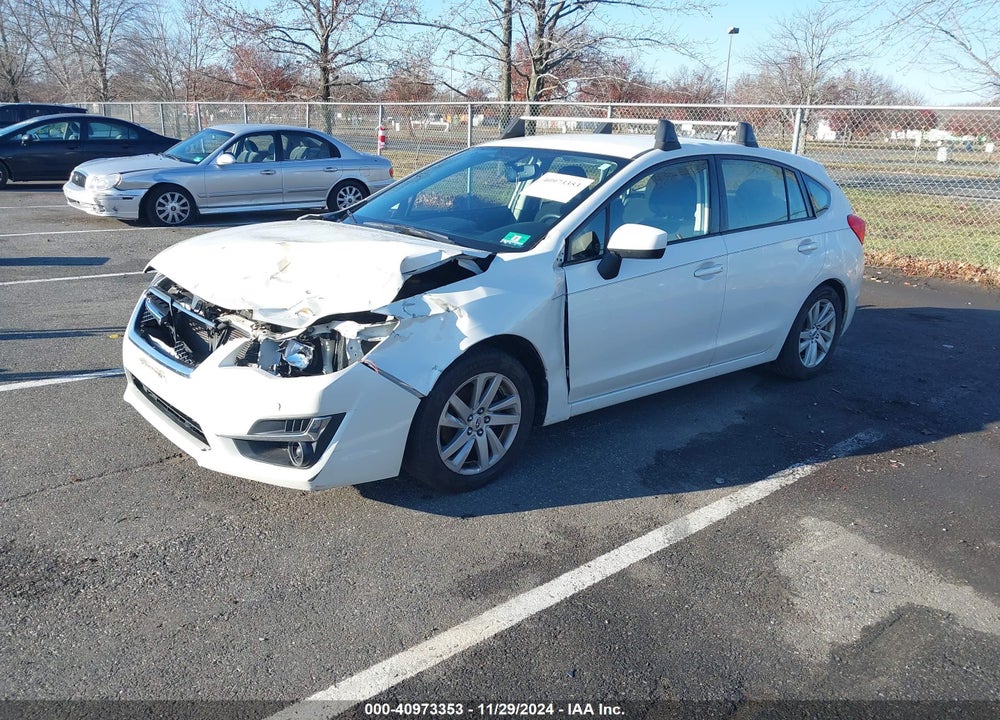 2016 SUBARU IMPREZA 2.0I PREMIUM VIN: JF1GPAB65G8323396