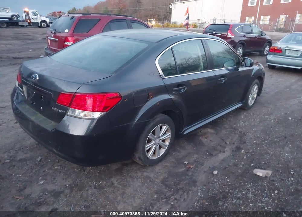 2012 SUBARU LEGACY 2.5I PREMIUM VIN: 4S3BMAC62C1014810