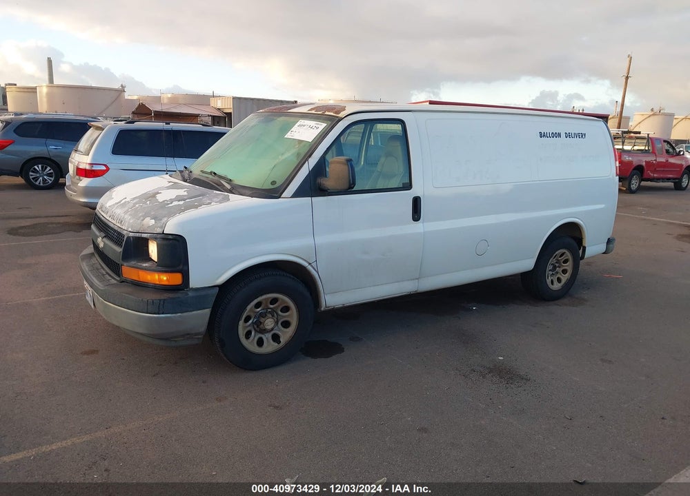 2009 CHEVROLET EXPRESS 1500 WORK VAN VIN: 1GCFG15X291113179
