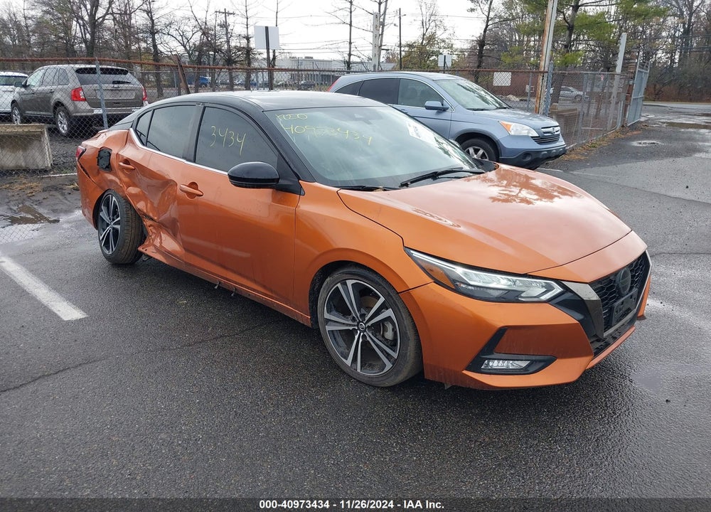 2020 NISSAN SENTRA SR XTRONIC CVT VIN: 3N1AB8DV8LY262249