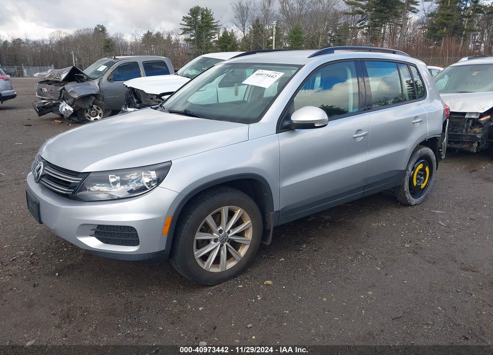 2017 VOLKSWAGEN TIGUAN 2.0T S VIN: WVGBV7AX6HK047771