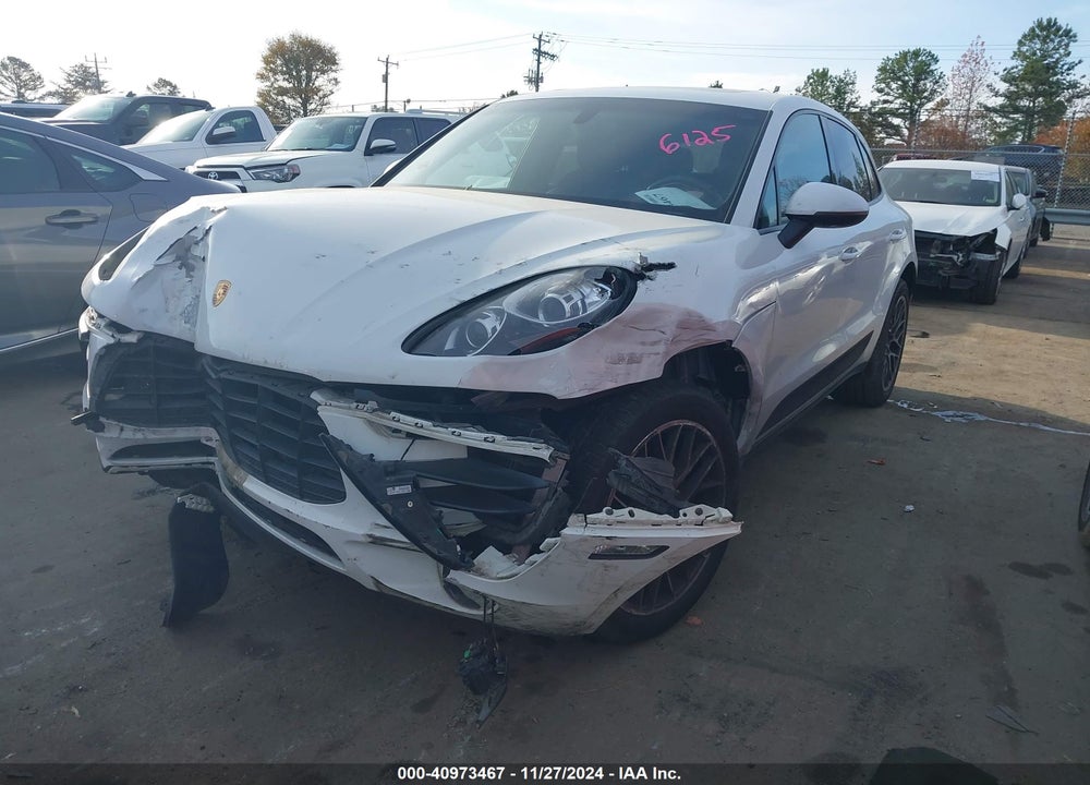 2015 PORSCHE MACAN S VIN: WP1AB2A55FLB56125