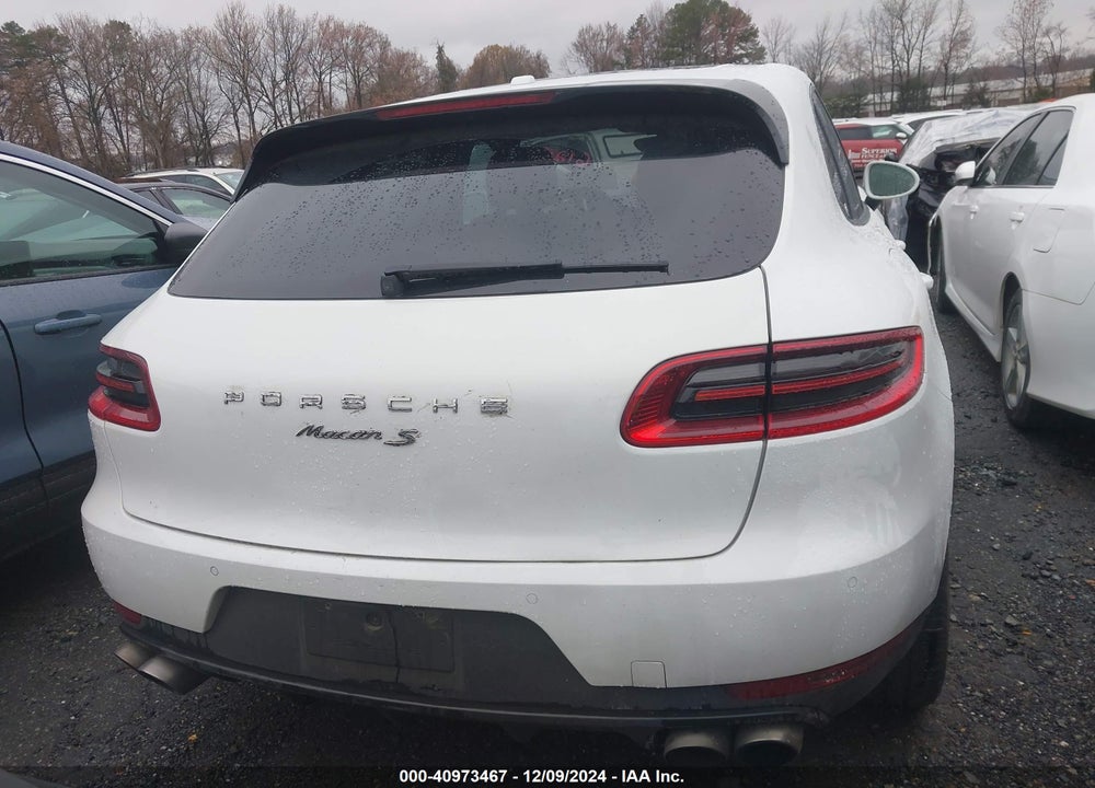 2015 PORSCHE MACAN S VIN: WP1AB2A55FLB56125