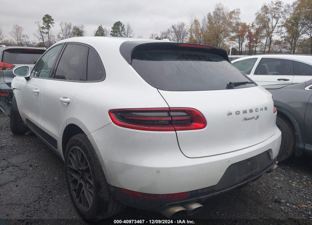 2015 PORSCHE MACAN S VIN: WP1AB2A55FLB56125