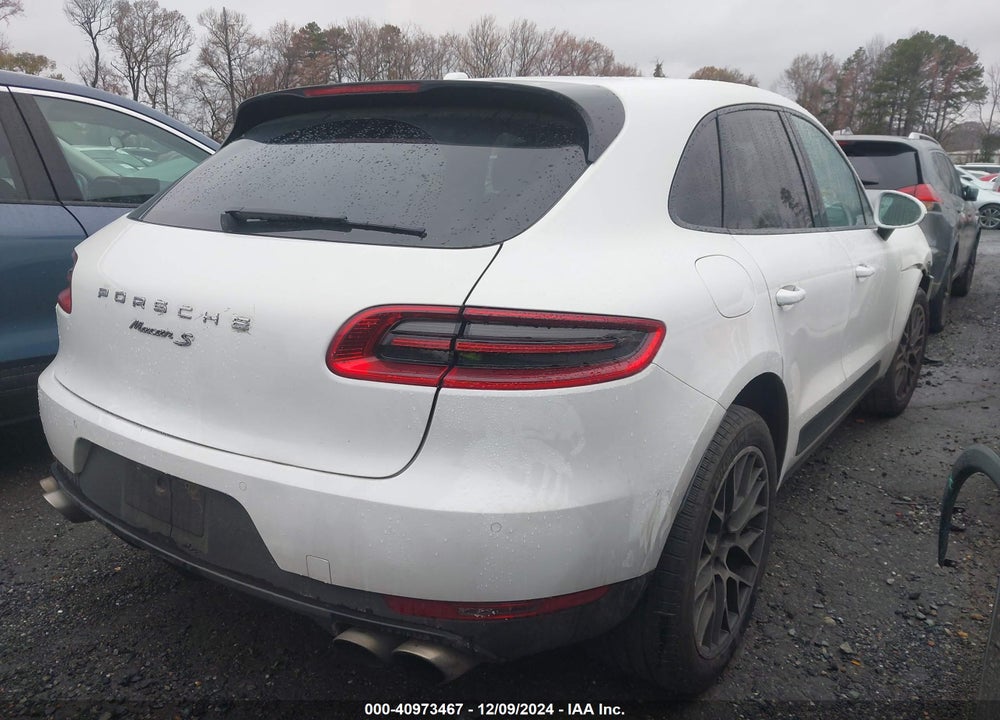 2015 PORSCHE MACAN S VIN: WP1AB2A55FLB56125