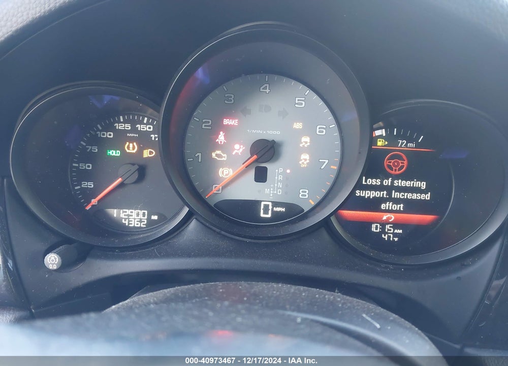 2015 PORSCHE MACAN S VIN: WP1AB2A55FLB56125