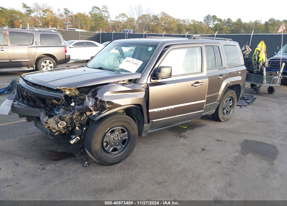 2015 JEEP PATRIOT SPORT VIN: 1C4NJPBB9FD139247