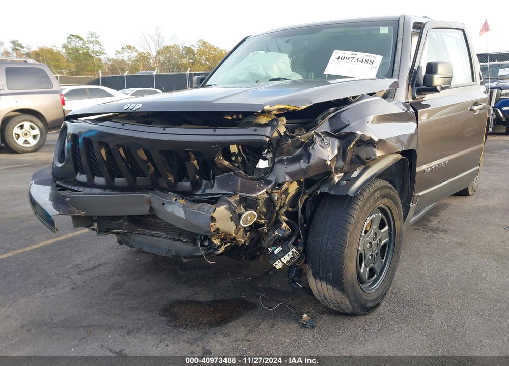 2015 JEEP PATRIOT SPORT VIN: 1C4NJPBB9FD139247