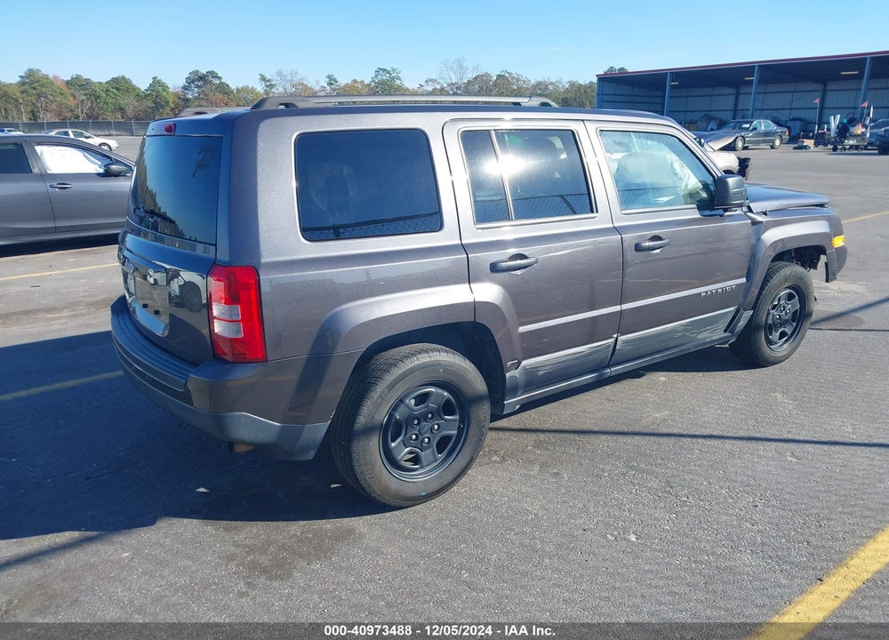 2015 JEEP PATRIOT SPORT VIN: 1C4NJPBB9FD139247