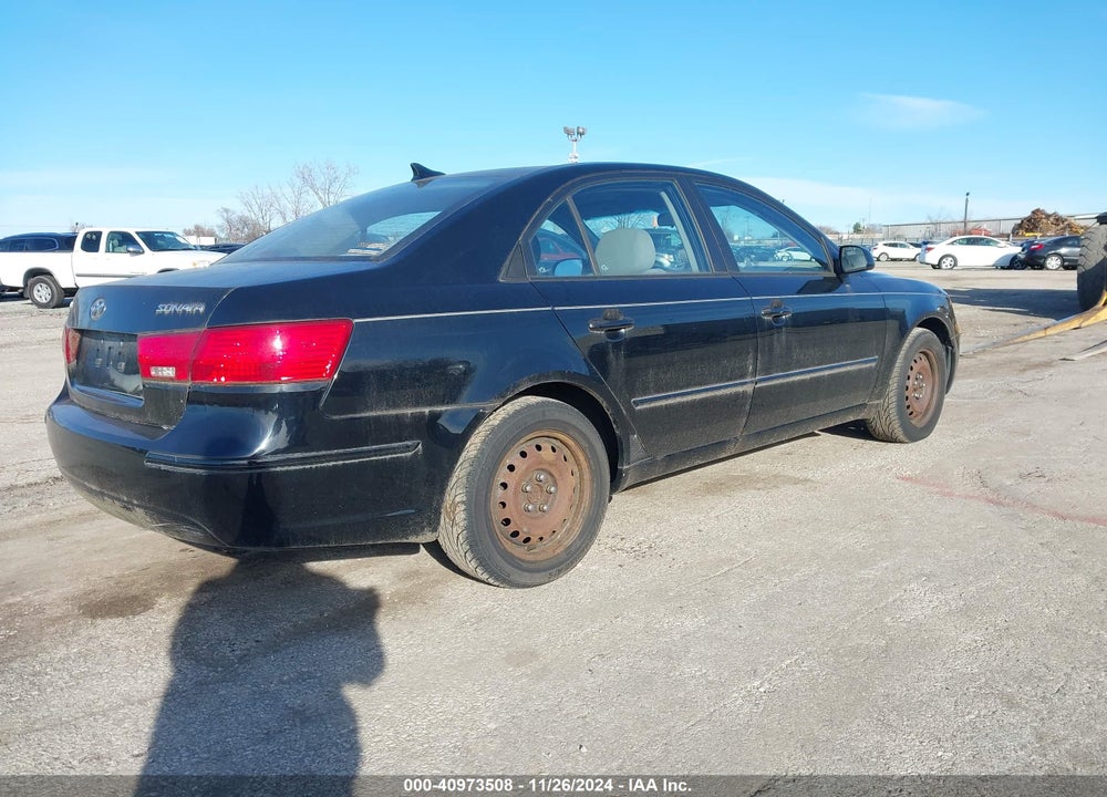 2009 HYUNDAI SONATA GLS VIN: 5NPET46C39H499950