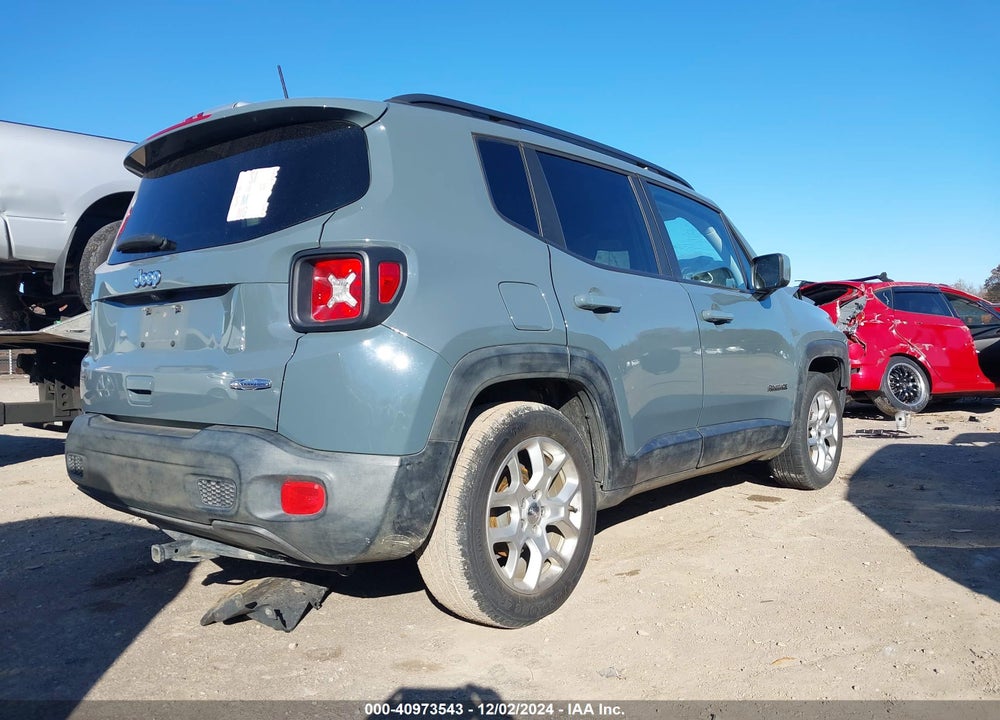 2018 JEEP RENEGADE LATITUDE FWD VIN: ZACCJABB3JPH64077