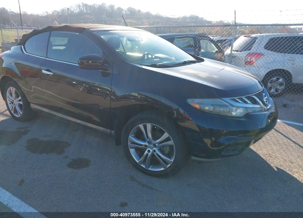2012 NISSAN MURANO CROSSCABRIOLET VIN: JN8AZ1FY2CW100460