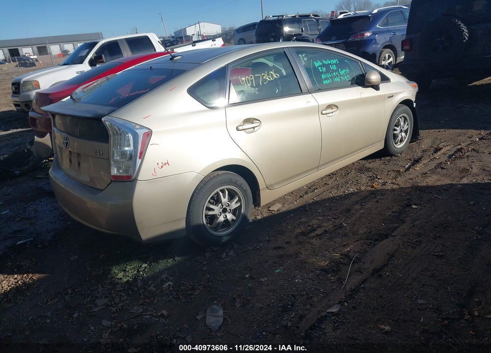 2011 TOYOTA PRIUS TWO VIN: JTDKN3DU4B0282963
