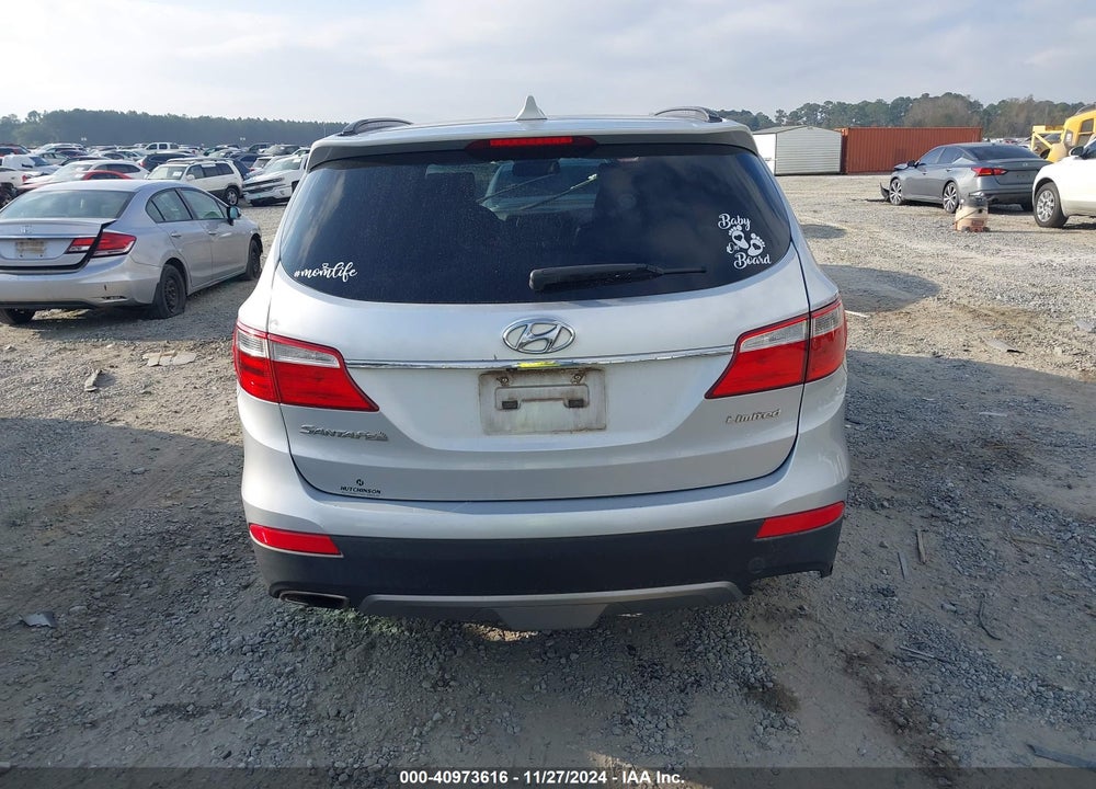 2013 HYUNDAI SANTA FE LIMITED VIN: KM8SR4HFXDU002685
