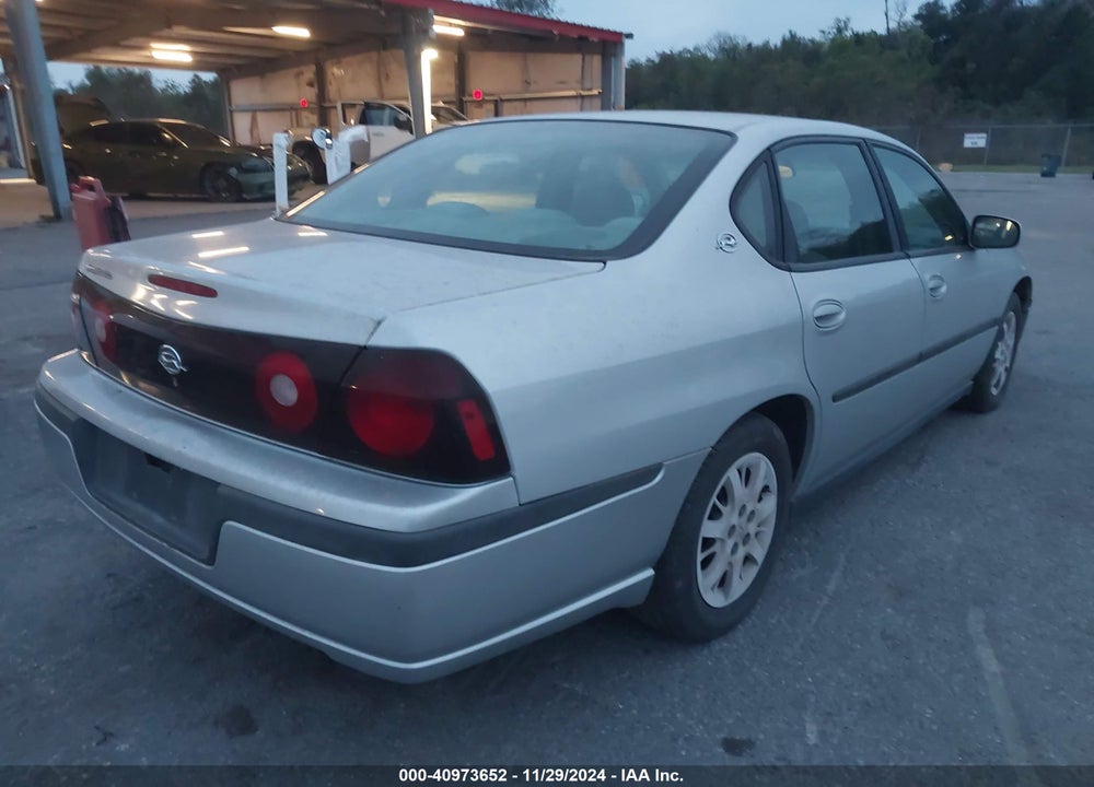 2004 CHEVROLET IMPALA VIN: 2G1WF52E549449905