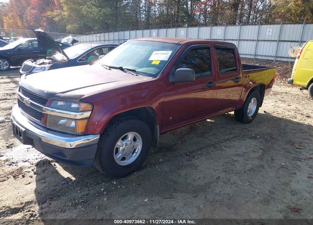 2007 CHEVROLET COLORADO VIN: 1GCCS139178238927