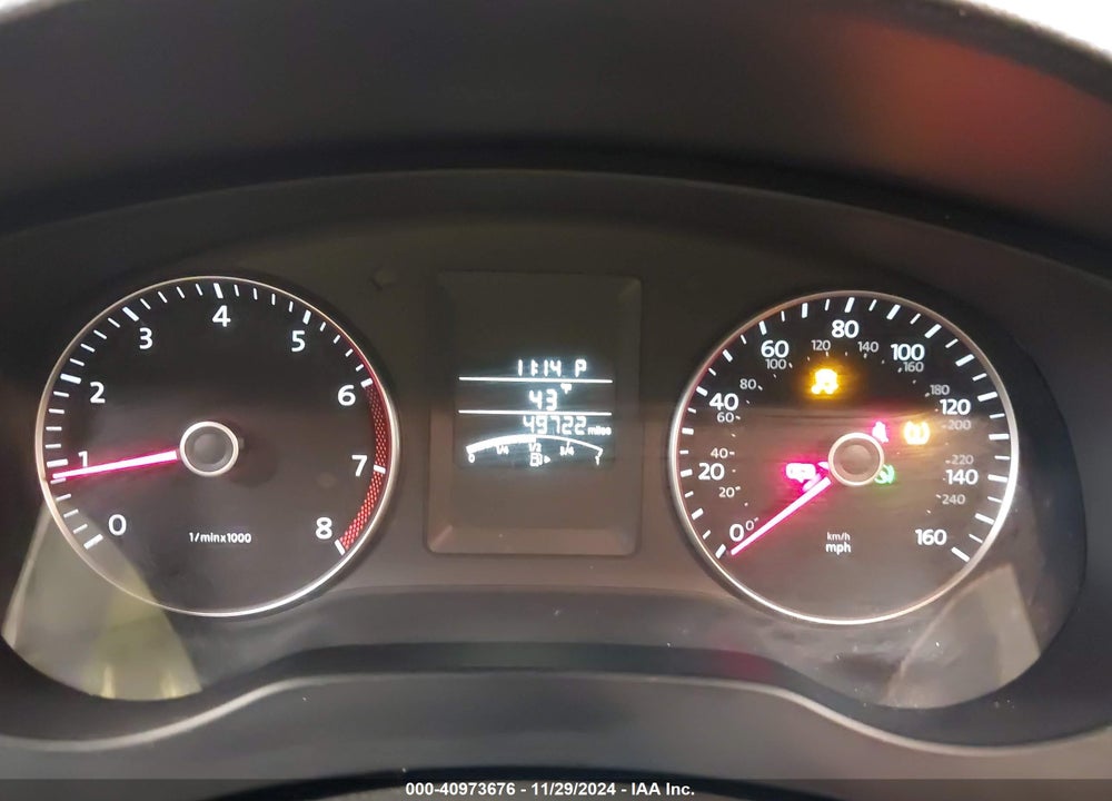 2013 VOLKSWAGEN JETTA 2.5L SE VIN: 3VWDP7AJ4DM217497