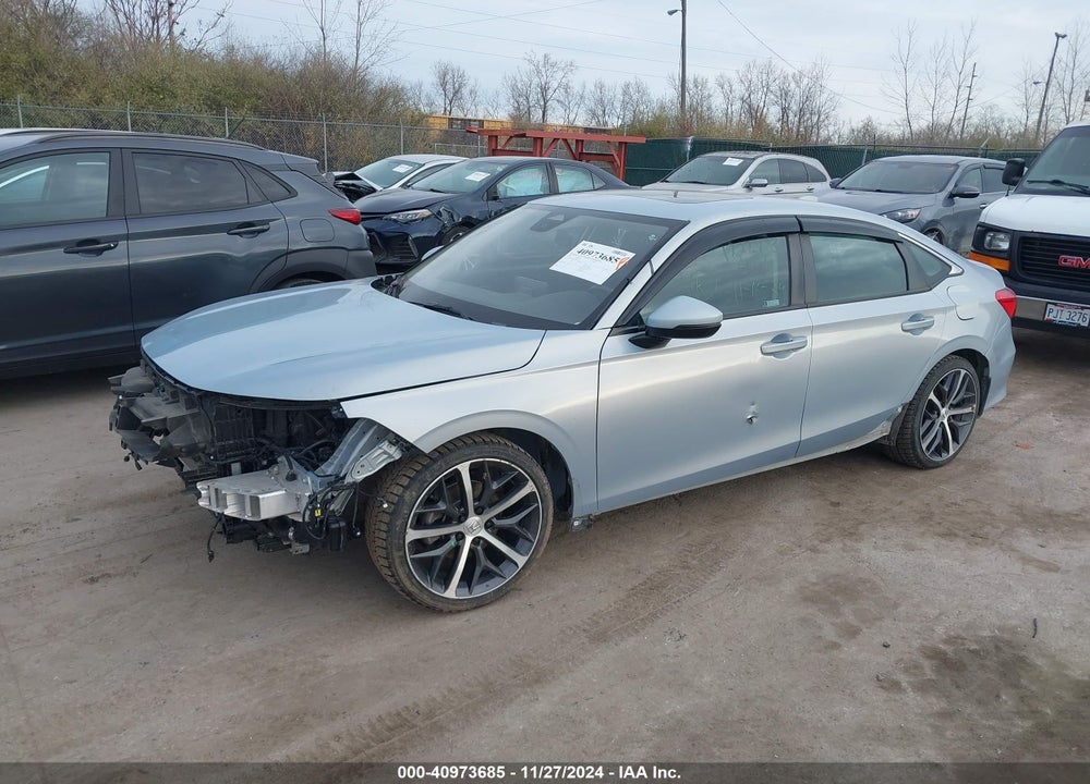 2022 HONDA CIVIC TOURING VIN: 2HGFE1F94NH300636