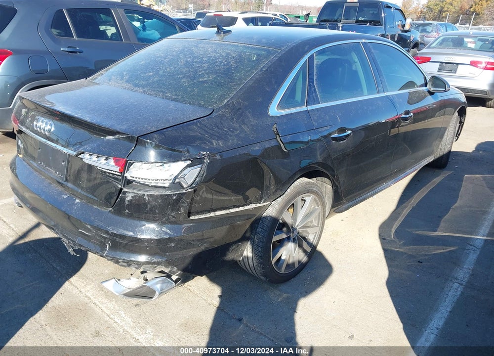 2020 AUDI A4 PREMIUM 40 TFSI FRONT-WHEEL DRIVE S TRONIC VIN: WAUGMAF4XLN008436