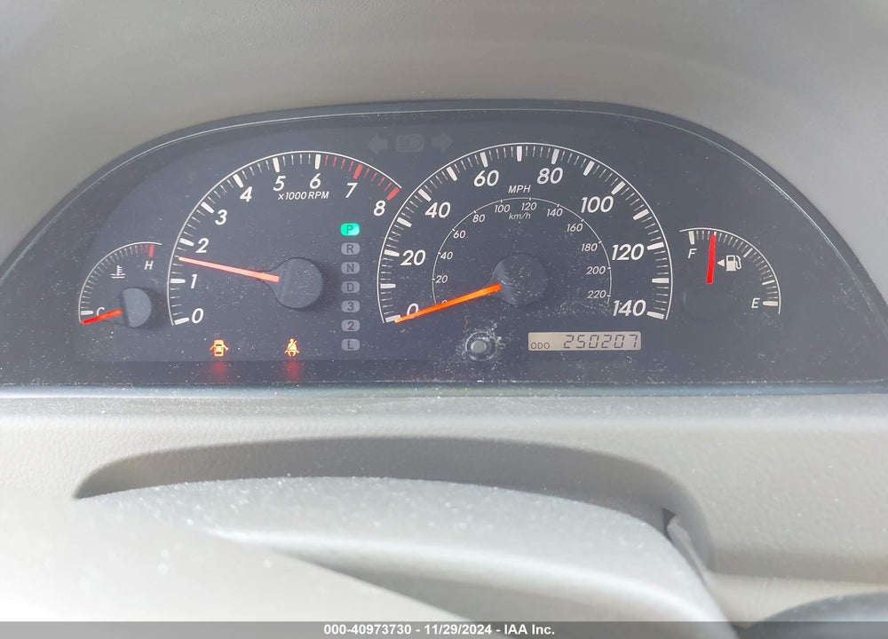 2005 TOYOTA CAMRY LE VIN: 4T1BE32K65U612466