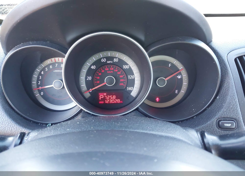 2012 KIA FORTE EX VIN: KNAFU4A25C5588469