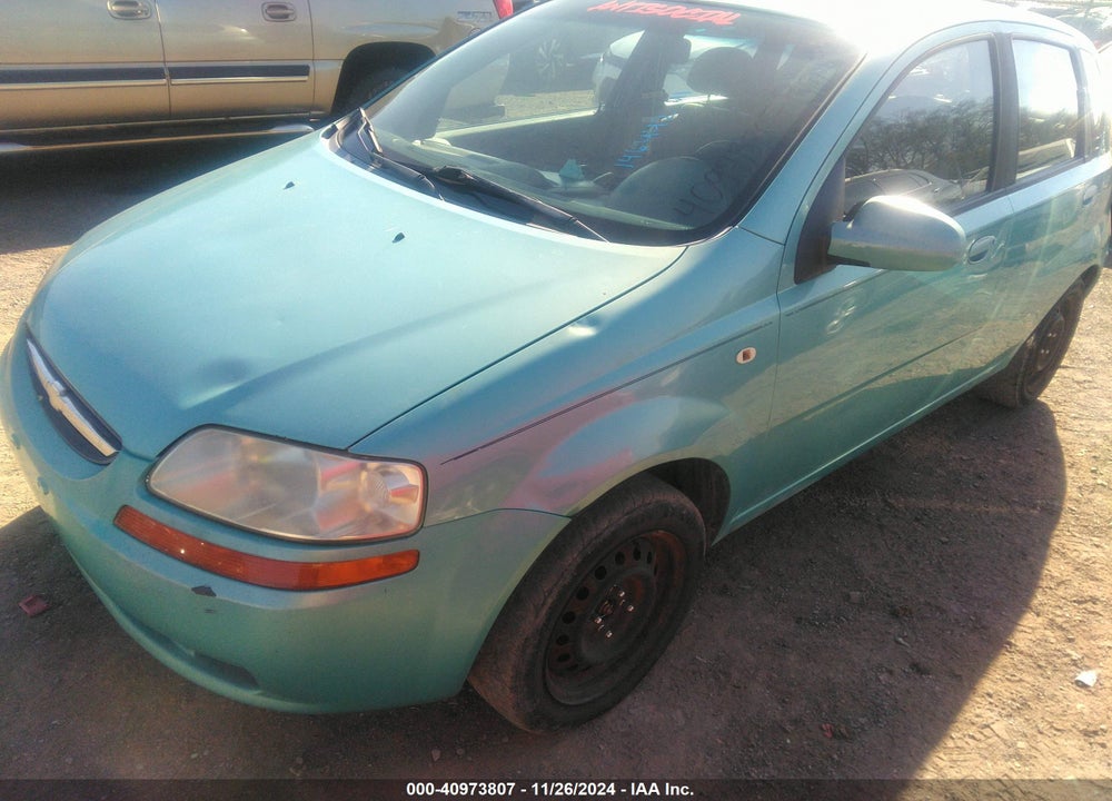 2005 CHEVROLET AVEO LS VIN: KL1TD62675B299513